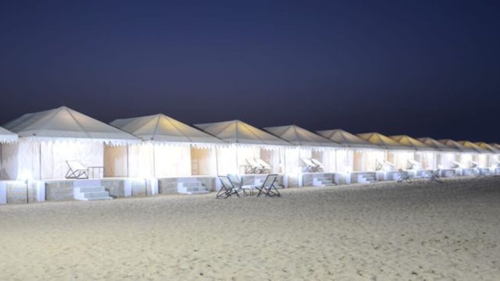 Jaisalmer Dynasty Desert Camp Landscape Image